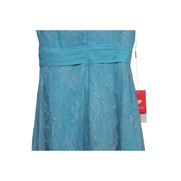 NWT JJ's House Dress Size 8 Blue Lace Chiffon Wedding Guest Bridesmaid Formal - Picture 9 of 11